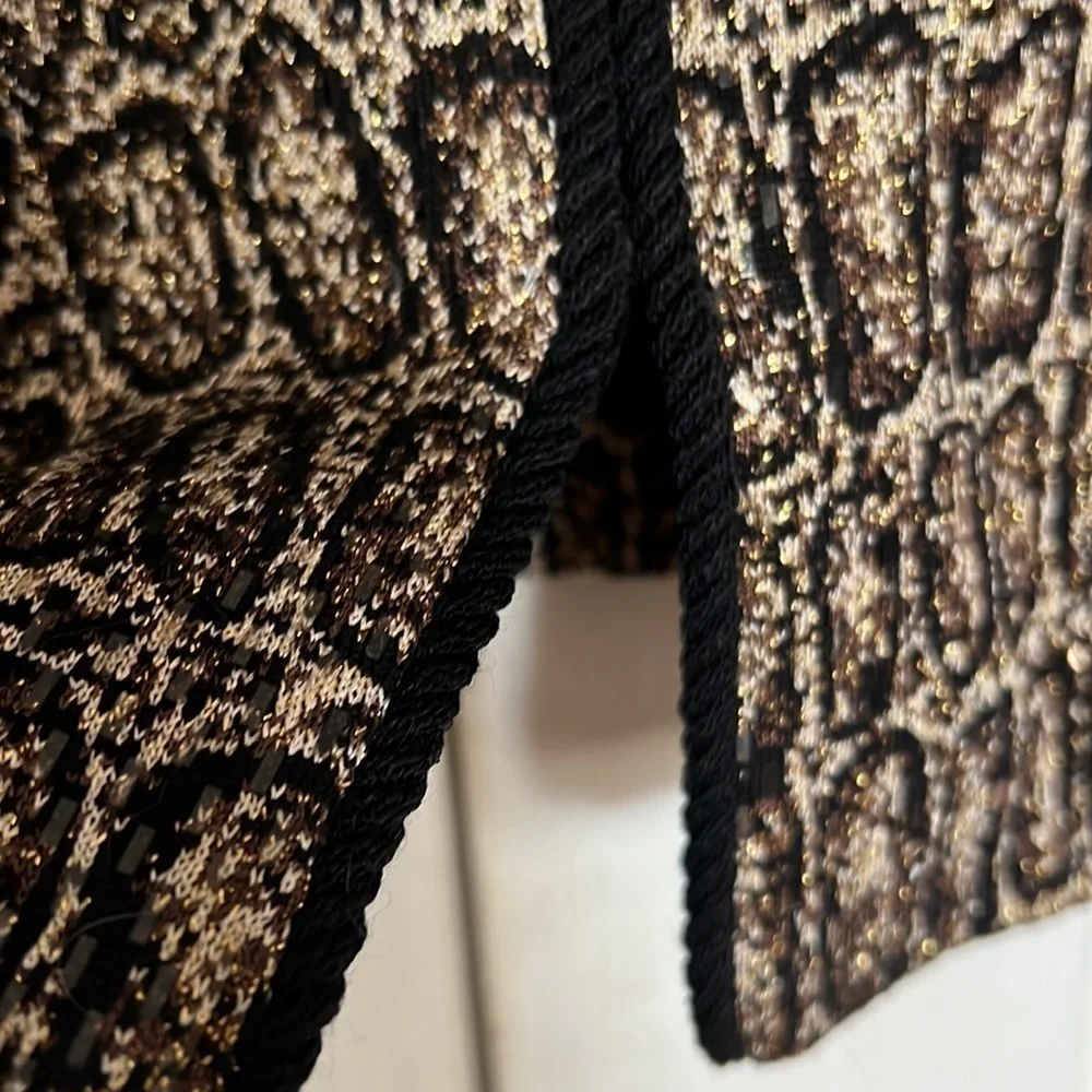 St. John Evening Jacket Paillettes
Wool Blend Printed Full Zip Women's s… - Picture 6 of 10